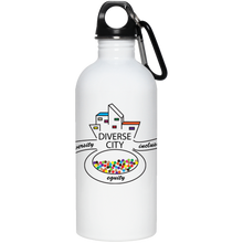 Load image into Gallery viewer, Diverse City Logo 20 oz. Stainless Steel Water Bottle