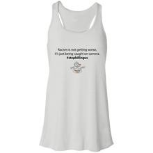 Load image into Gallery viewer, Stop Killing Us Flowy Racerback Tank - Feminine Choose White or Red