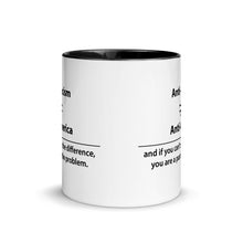 Load image into Gallery viewer, Anti-Racism Mug with Color Inside