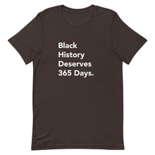 Load image into Gallery viewer, Black History 365 Short-Sleeve Gender Neutral T-Shirt