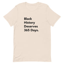 Load image into Gallery viewer, Black History 365 Short-Sleeve Gender Neutral T-Shirt