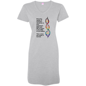 Diversity DNA V-Neck Fine Jersey T-shirt Dress