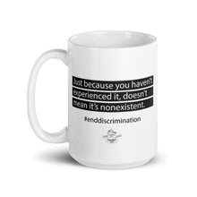 Load image into Gallery viewer, End Discrimination Mug (Choose 11oz or 15oz)
