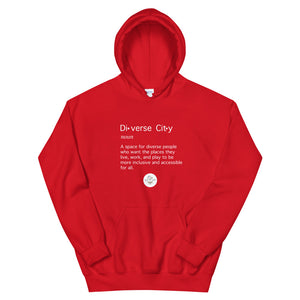 Diverse City Definition Gender Neutral Hoodie