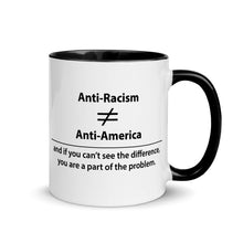 Load image into Gallery viewer, Anti-Racism Mug with Color Inside
