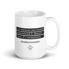 Load image into Gallery viewer, End Discrimination Mug (Choose 11oz or 15oz)
