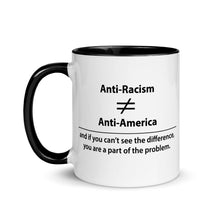 Load image into Gallery viewer, Anti-Racism Mug with Color Inside
