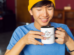 Diverse City Logo Mug with Color Inside| Two-toned Mug